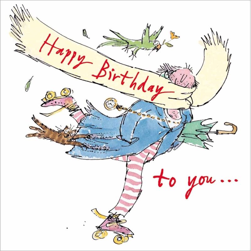 Woodmansterne Geburtstagskarte Zum 5. Geburtstag Für Jungen – Mit Quentin Blake Design, 172 X 120 Mm, Inkl. Umschlag