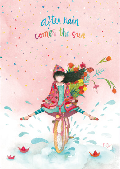 grote kaart A4 - mila - after rain comes the sun