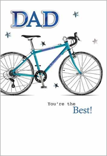 vaderdagkaart - you&#039;re the best! - fiets