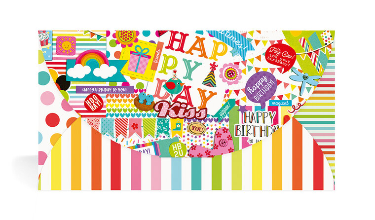 cadeau-envelop busquets - happy birthday kiss