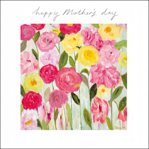 moederdagkaart woodmansterne - happy mother&#039;s day - bloemen