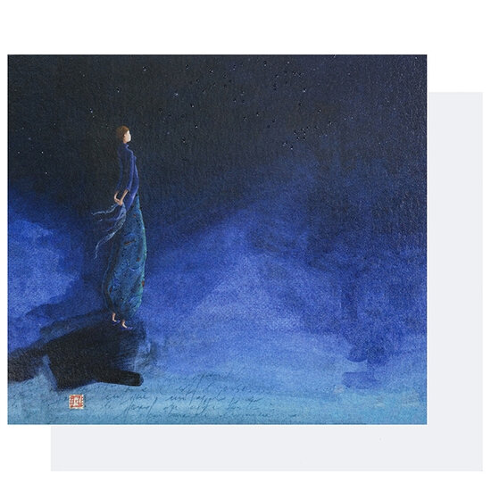wenskaart - gaelle boissonnard - nacht