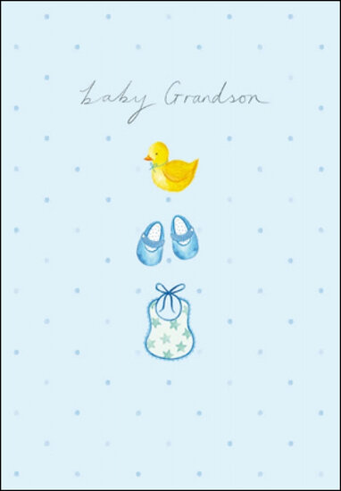 kleinzoon - wenskaart woodmansterne - baby grandson