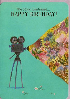 verjaardagskaart correspondances - the story continues... happy birthday!