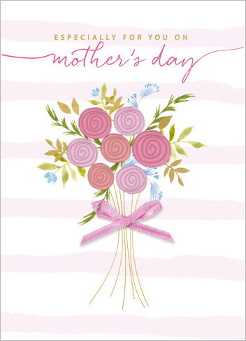 moederdagkaart second nature - especially for you on mother&#039;s day - rozen