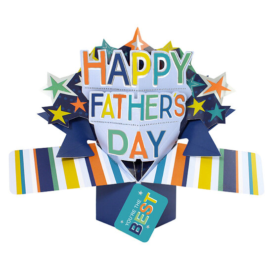 3D vaderdagkaart - pop ups - happy father&#039;s day - you&#039;re the best
