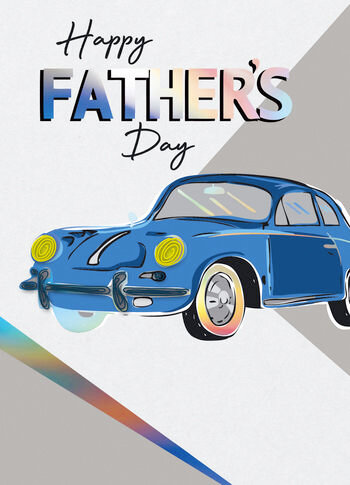 vaderdagskaart second nature - happy father&#039;s day - auto