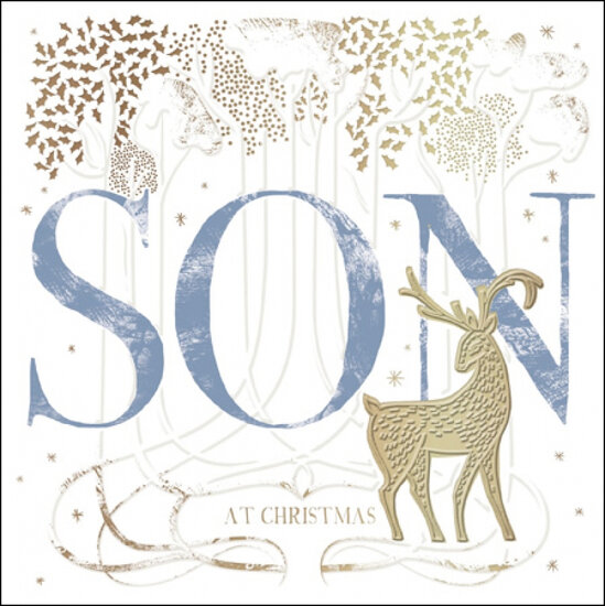 kerstkaart woodmansterne - Son at Christmas