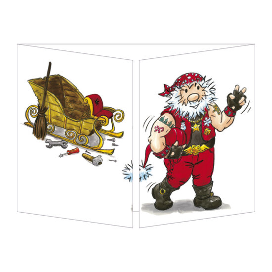 uitklapbare kerstkaart cache-cache - arrenslee repareren