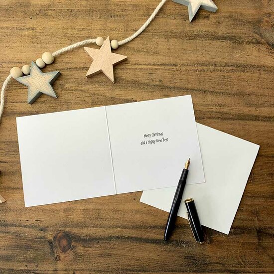 kerstkaart alex clark - wishing you a wonderful, wintery, walking wonderland this Christmas