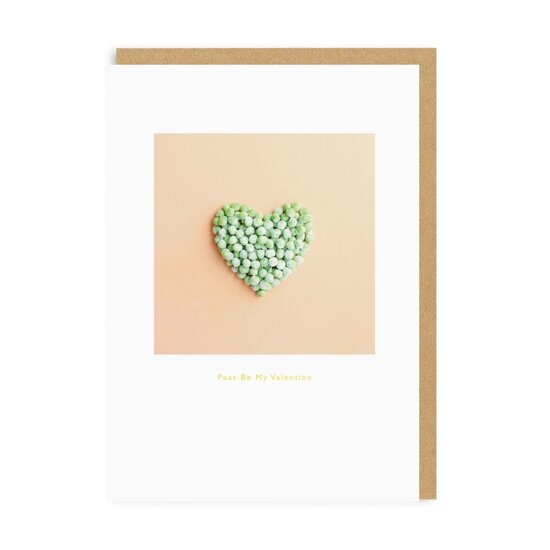 valentijnskaart ohh deer - peas be my valentine