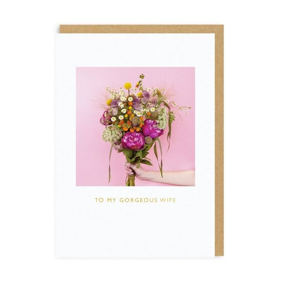 wenskaart ohh deer - to my gorgeous wife