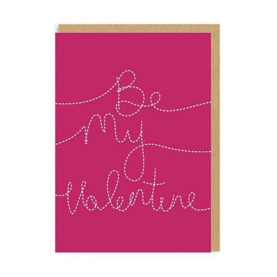 valentijnskaart ohh deer - be my valentine