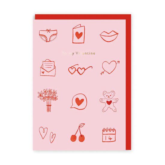 valentijnskaart ohh deer - to my valentine