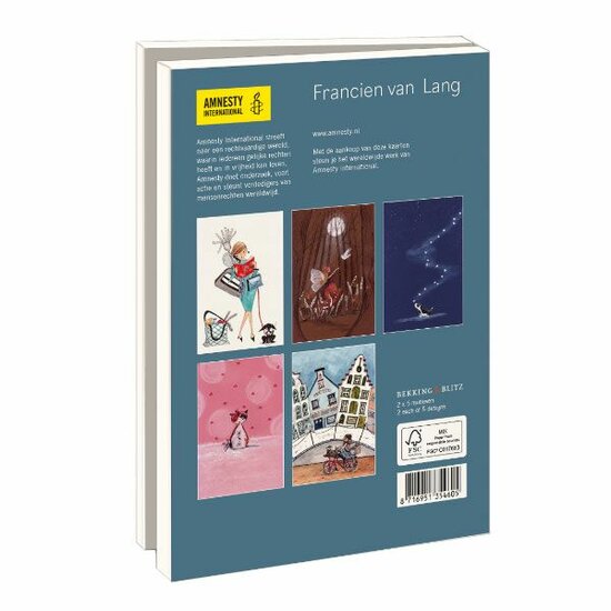 10 wenskaarten voor amnesty international - Francien van Lang