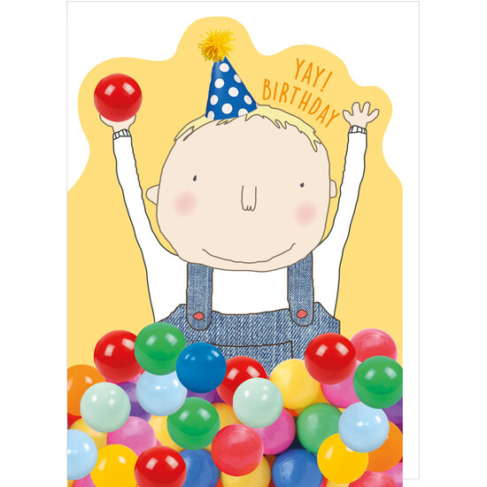 verjaardagskaart cheeky chops - yay birthday - ballenbak