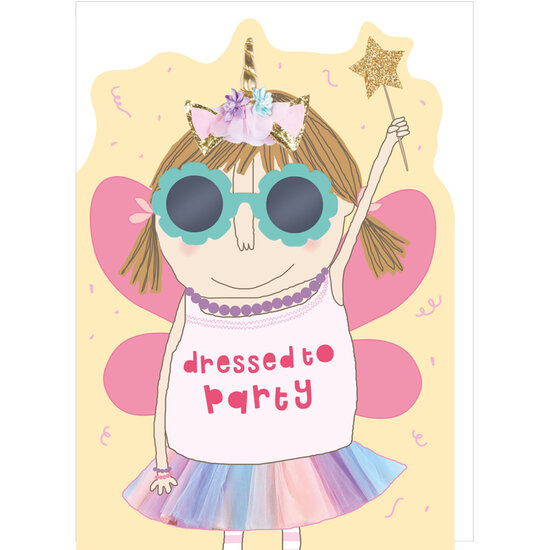 wenskaart cheeky chops - dressed to party