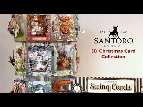 3D kerstkaart - pirouettes cards - winter wonderland