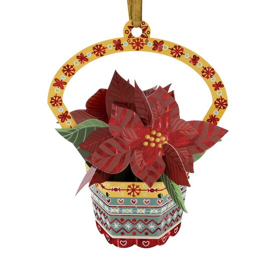 3d kerstkaart - kerstboomhanger - kerstster