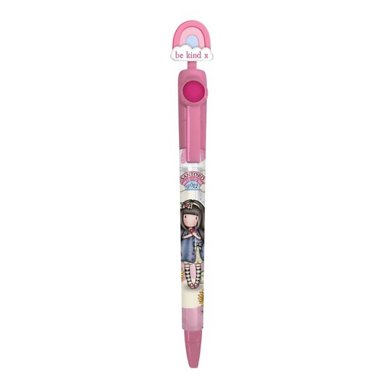 fidget pen Gorjuss Be Kind - be kind to yourself - roze