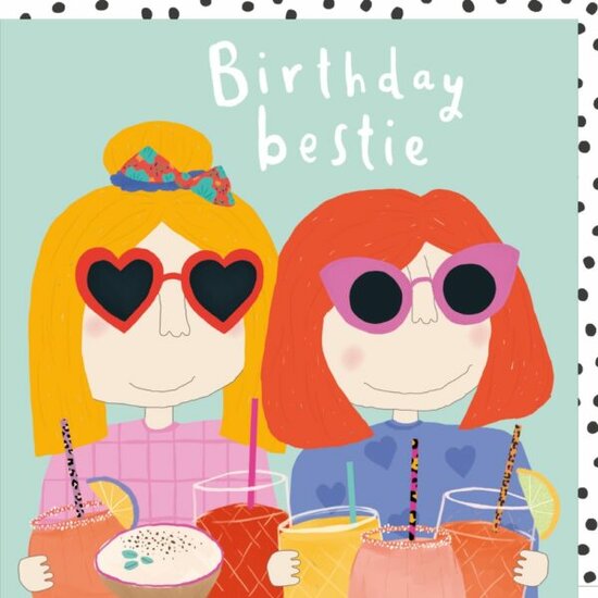 verjaardagskaart rosie made a thing - birthday bestie