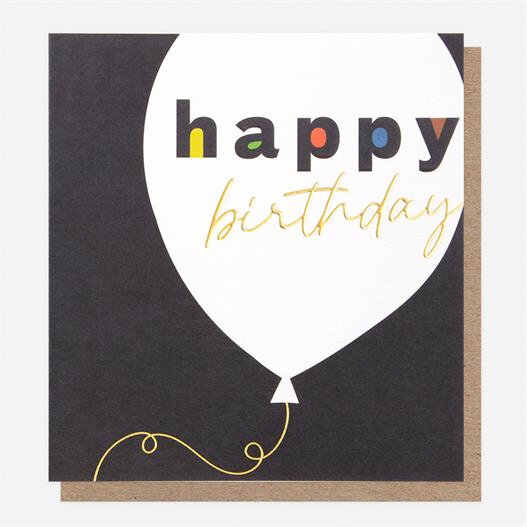 verjaardagskaart caroline gardner - happy birthday - ballon