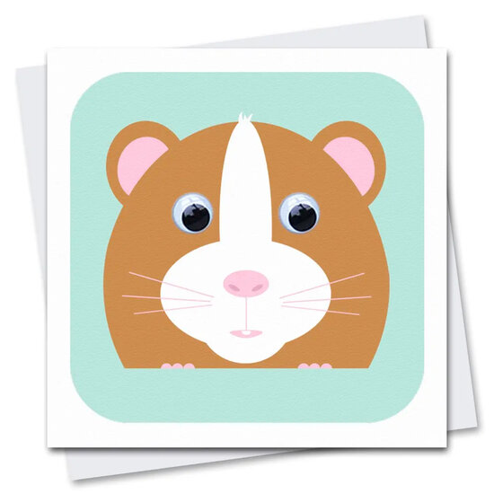 wenskaart stripey cats - hamster