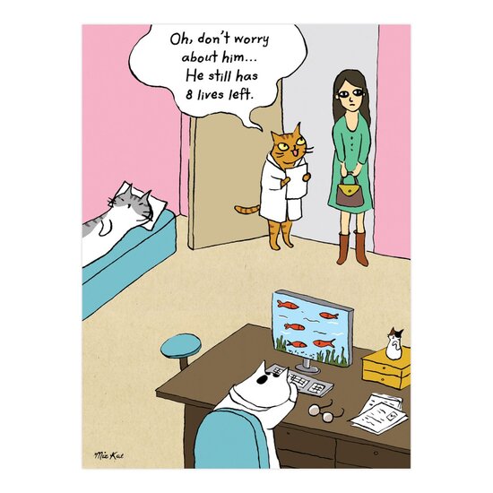 santoro miz kat wenskaart - dokters