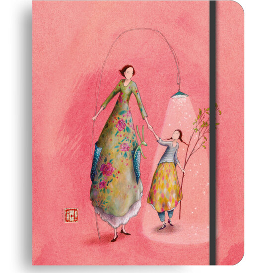 notitieboekje ga&euml;lle boissonnard 10 x 12,5 cm - ze brengt licht