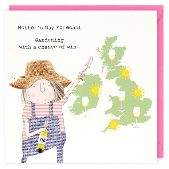 wenskaart rosie made a thing - mother&#039;s day forecast