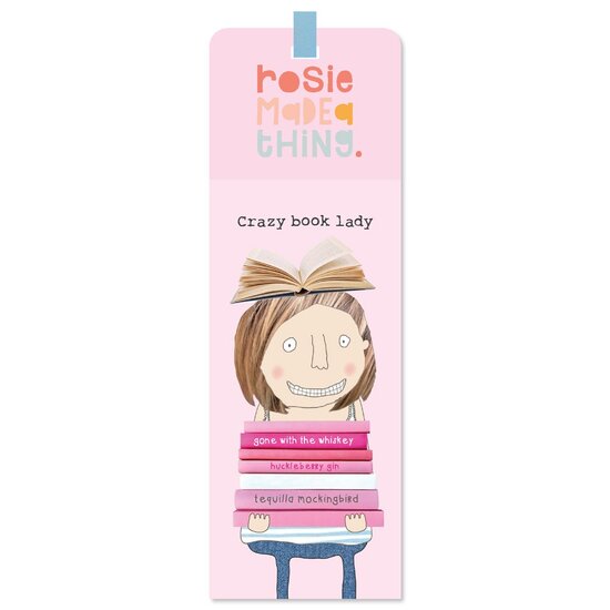 boekenlegger rosiemadeathing - crazy book lady