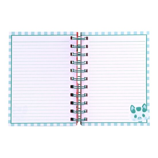 Bangoberry - gelaagd notitieboek met spiraal - Piggy Pig