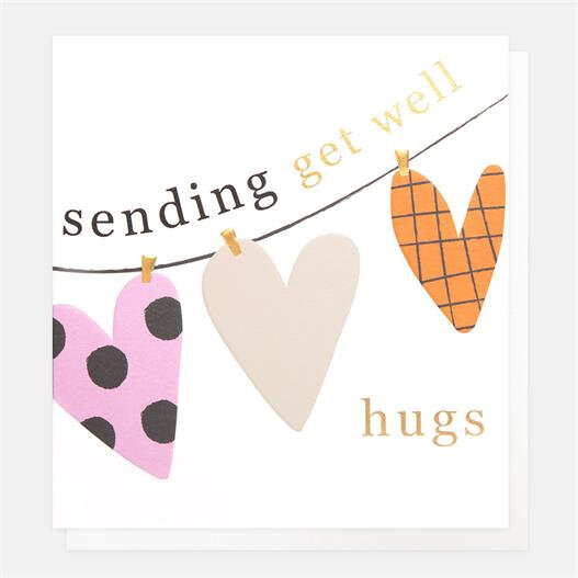 beterschapskaart caroline gardner -  sending get well hugs
