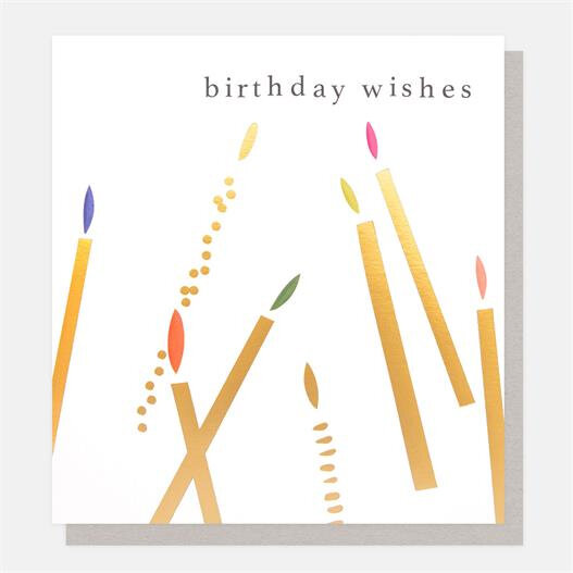verjaardagskaart caroline gardner -  birthday wishes - kaarsjes