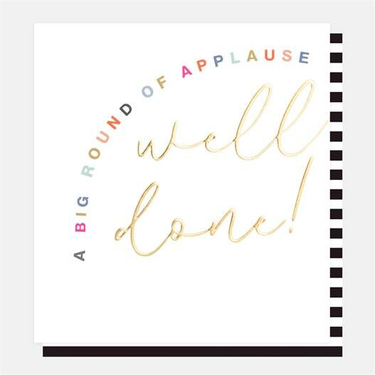 wenskaart caroline gardner -  a big round of applause