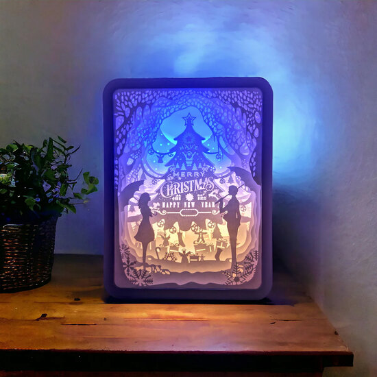 alljoy design - lightbox - have a merry christmas - happy new year