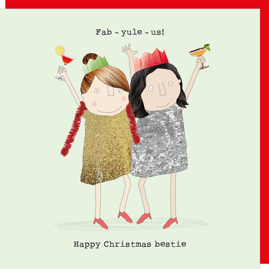 kerstkaart rosie made a thing - fab - yule - us!