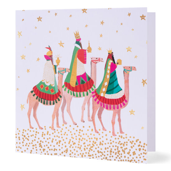 8 christelijke kerstkaarten voor amnesty international - 3 koningen