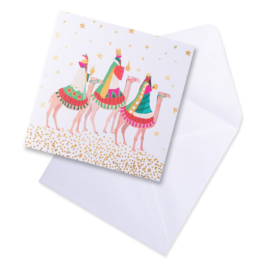 8 christelijke kerstkaarten voor amnesty international - 3 koningen