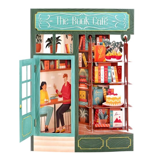 3D kaart - swing cards - boekencaf&eacute;