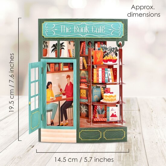 3D kaart - swing cards - boekencaf&eacute;