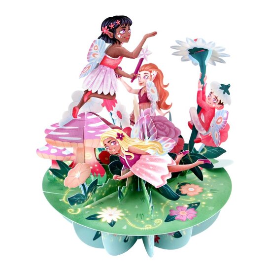 3D kaart - pirouettes cards - sprookjestuin