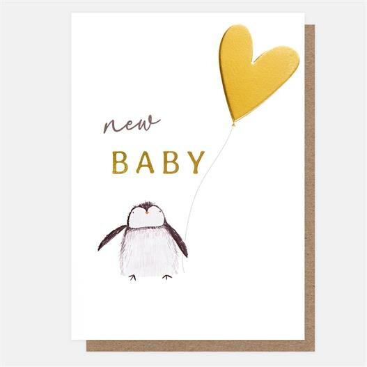 geboortekaart caroline gardner - new baby - pingu&iuml;n