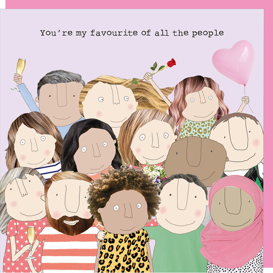 wenskaart rosie made a thing - my favourite