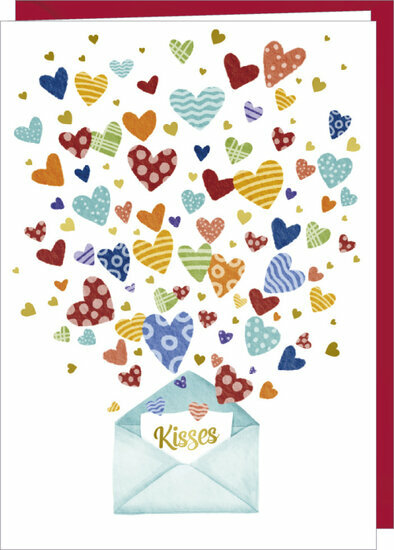wenskaart correspondances - kisses