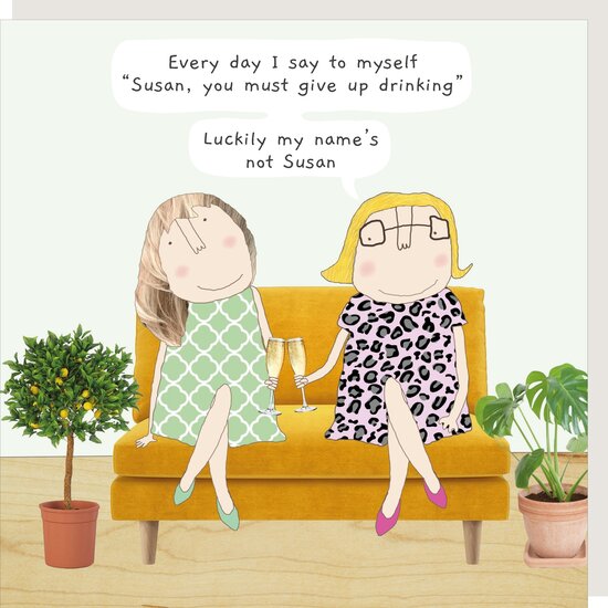 wenskaart rosiemadeathing - Every day I say to myself