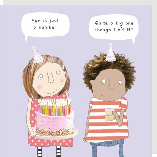 wenskaart rosiemadeathing - age is just a number