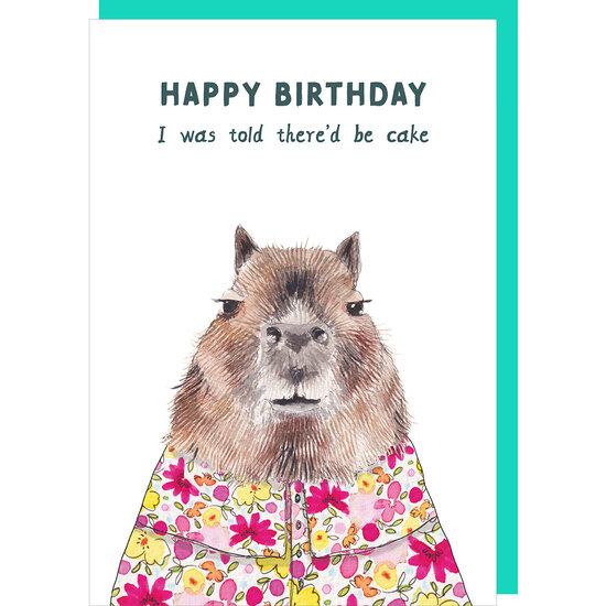 verjaardagskaart rosie made a thing - tipp top - happy birthday - told there&#039;d be cake
