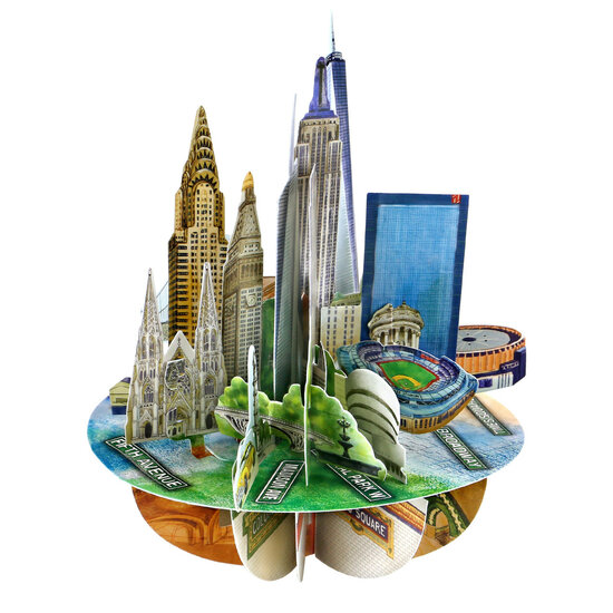 3D kaart - pirouettes cards - New York