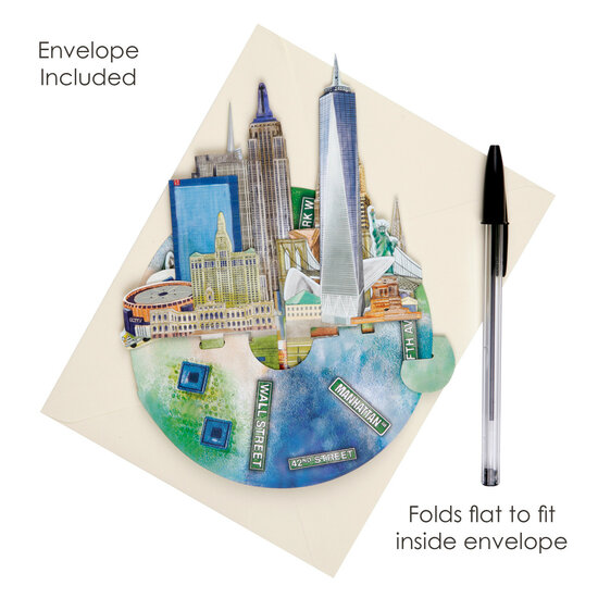 3D kaart - pirouettes cards - New York